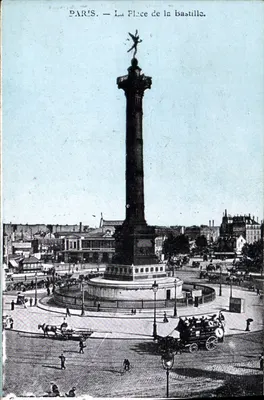 Paryż — Plac Bastili — Kolumna Bastili