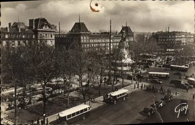 Place de la République — Paryż — wydawca Guy, nr 387