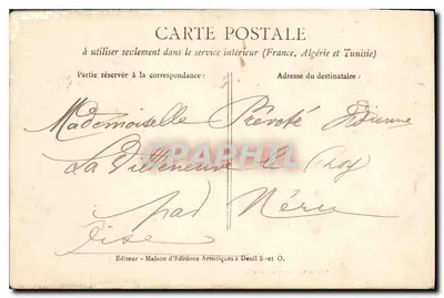 Soissons - Hotel de Ville — wydawca Albert Bert, nr 24 — Rewers