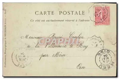 Compiègne — Park — Kolekcja ND Phot, nr 86 — Rewers