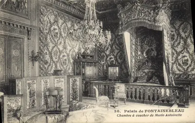Sypialnia Marie-Antoinette — Pałac w Fontainebleau — nr 30