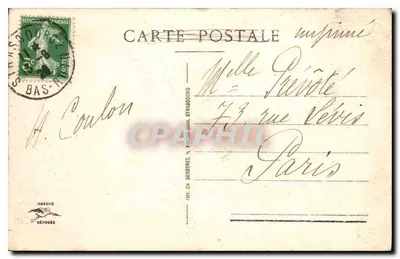 Strasbourg - Most na Rzecze Ren (brzeg badawski) — wydawca Marguez, nr 665 — Rewers