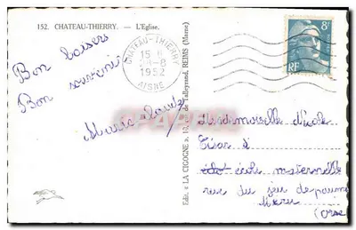 Igreja de Château-Thierry — vista da torre — n°152 — Verso