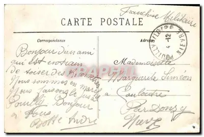 POUILLY-sur-LOIRE — O Ponte — Editor desconhecido, n° 96 — Verso