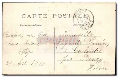 Clermont-Ferrand (Puy-de-Dôme) — Uniwersytet widziany z Ogród Lecoq — L'Hirondelle - Paryż — Rewers