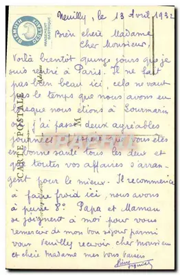 Ópera de Paris — vista da fachada — Sociedade Laitte, editor — Verso