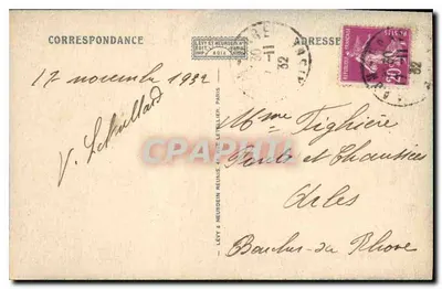 La Porte Chenizelle — Laon — Uitgave PICOT, tabac, Laon. — Achterkant