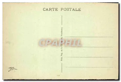 Strasburg — Widok panoramiczny z szpitala — Wydawca: Pap. de la Cat. de Strasbourg — Rewers