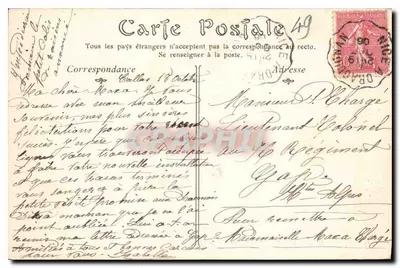 Draguignan — Kamień Czarodziejki — N.D. Fot. — Rewers
