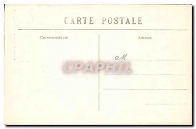 Reims (Marne) — Wieża Katedry po pożarze wózka w 1914 — Cliché L. M. — Rewers