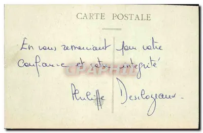 CANNES - Wyspy Ste-Marguerite i St-Honorat - Widoki z Croix des Gardes - Wydawnictwo V. D. — Rewers