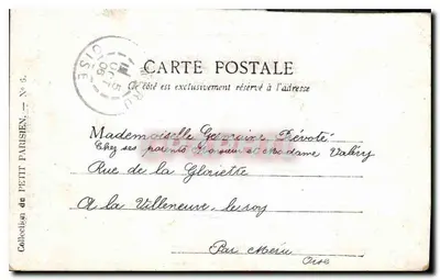 Paryż — Panthéon — Kolekcja Petit Parisien, N° 6 — Rewers