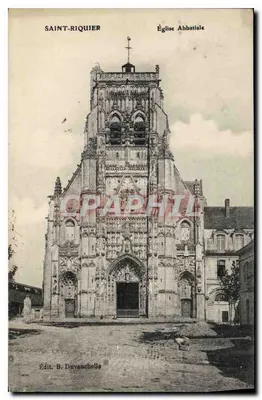 Saint-Riquier — Igreja Abbatial — Édit. B. Duvauchelle