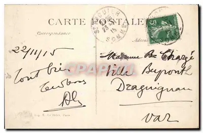 Saint-Riquier — Igreja Abbatial — Édit. B. Duvauchelle — Verso