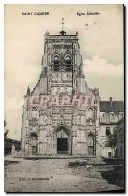 Saint-Riquier — Igreja Abbatial — Édit. B. Duvauchelle