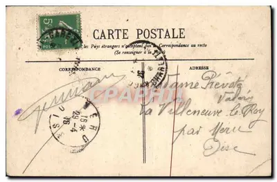 Bordeaux — Wielki Teatr, Kolumnada i Taras — BR - 2424 — Rewers