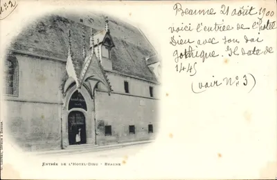 Entrée de l'Hôtel-Dieu — Beaune — G. Loreau, libraire à Beaune, N°3