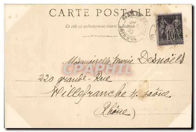 Beaune — Église Notre-Dame — éditeur W. H. A. n°5 — Verso