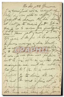 Bâchi - Les Terrasses du Casino — CPA n°24 — Verso