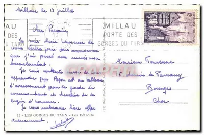 As Gorges do Tarn - Os Détroits — 12. ND. — Verso