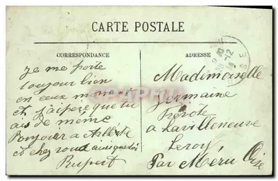 Beauvais — Estátua de Jeanne Hachette — LL. n°145 — Verso