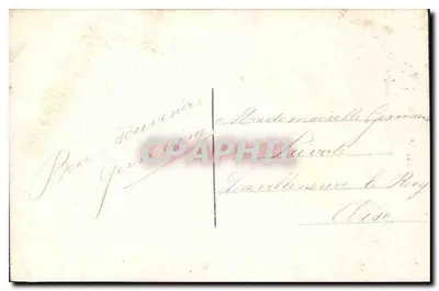 Mulher em vestido decorado segurando uma flor — V. S. Catherine — editor V. S. Catherine — Verso