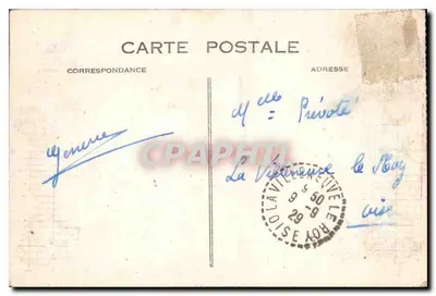 Sainte-Adresse — La Rive, uitzicht vanaf de Strand — G. F. Le Havre, n°03 — Achterkant