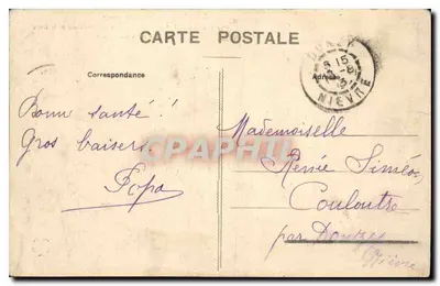 Royat - Vue prise du Viaduc — L'Auvergne, Puy-de-Dôme, 792 — La Restauration — Verso