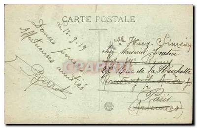 Cantal — 1303. Estrada Pitoresca Murat-Puy-Mary-Salers — Um Virada Perigosa — Verso