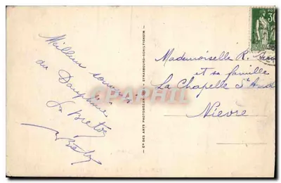 Grenoble — Rue Félix-Poulat i Moucherotte — C° des Arts, Strasbourg — Rewers
