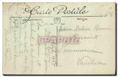 Nevers — Katedra widziana przez akacje — LL — Rewers