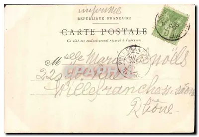 Mouzon — Wnętrze katedry — A. Gelly, Charleville, Lib. Van Praij — Rewers