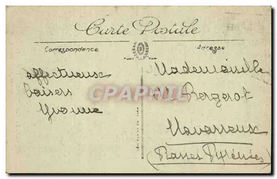 Wodospad przy jeziorze Estom — Dolina Lulour — Ok. Cauterets — Rewers