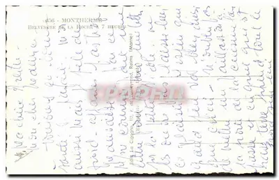 La Gigoigne — paisagem de falésias e de destroços rochosos — Éd. La Gigoigne (n° 656) — Verso