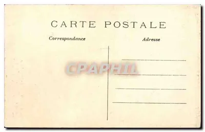 Het Sacré-Cœur gezien door de bomen — Buttes-Chaumont, Parijs — nr. 1276 — Achterkant
