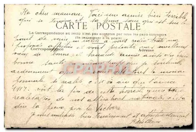 Olimosa — Porte-Bonheur — onbekende uitgever — Achterkant