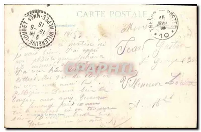 Acampamento dos Nossos Soldados em Woëvre — 1914-15 — Série 32 — Verso