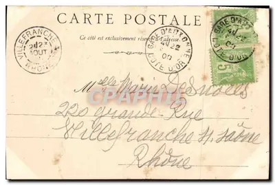 Auxonne — Iglesia de Notre-Dame — editor no identificado, n°1 — Reverso