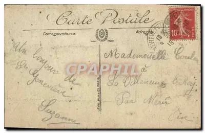 Sainte-Geneviève (Oise) — Katedra — Wydawnictwo Fot. Guillard-Mariéset — Rewers