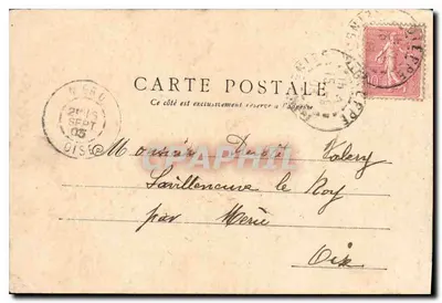 Dieppe — A praia na hora do banho — Editor: Neu Cabell, n°46 — Verso