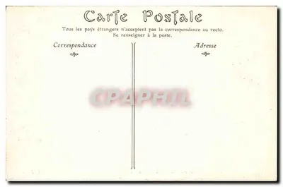 PAU — Wnętrze zamku, jadalnia — ND Phot. — Rewers