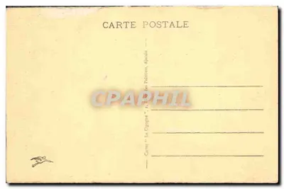 Ajaccio - Panorama — widok na port i góry — Karty 'La Cigogne', Ajaccio — Rewers