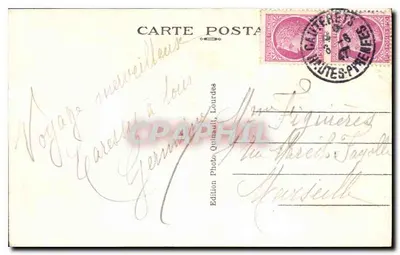 Cauterets — Jezioro Gaube i Vignemale — Wydawnictwo Photo Quinault, Lourdes — Rewers