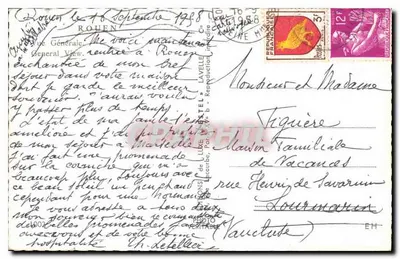 Vista aérea de Rouen — Estel — Editora Estel — Verso