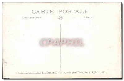 Katedra Notre-Dame w Amiens — fasada gotycka — E. RÉGNAUT, Amiens — Rewers