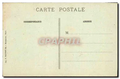Amiens (Somme) - Widok katedry zapewniającej ochronę przed bombardowaniem — R. P. — Rewers