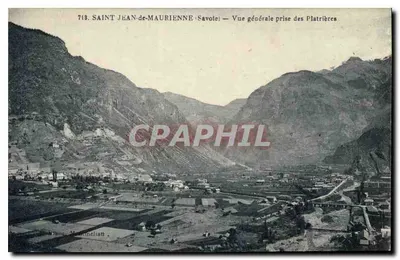 Saint-Jean-de-Maurienne (Savoie) — Vista geral tirada das Platirières — Plâne, Martinelien