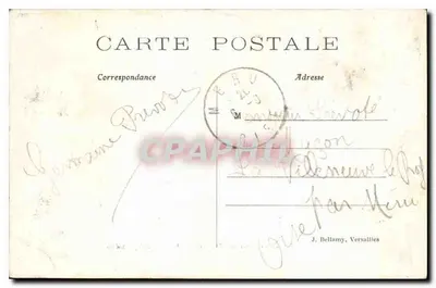 Versaillę — Grand Trianon — Bassin du Plafond — wydawca Roulet, nr 309 — Rewers