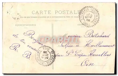 Saint-Mihiel - Casernas de Infantaria — G. Colin, editor — Verso