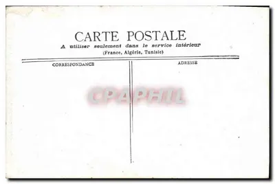 Paris - A Madeleine & Rue Royale — vista do templo com carruagens — Verso